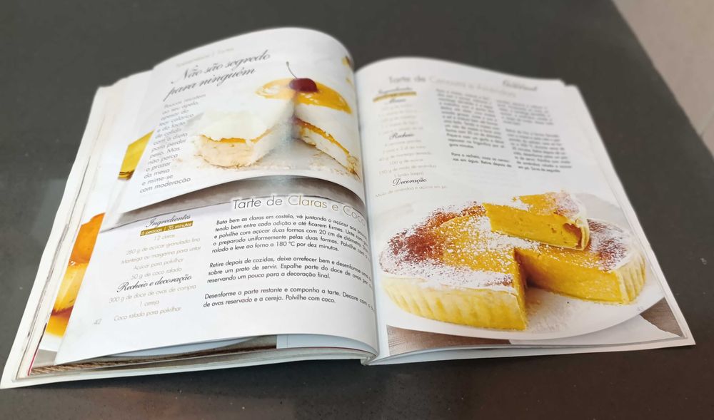 Livro Culinária "As melhores Sobremesas" - Click in Gourmet