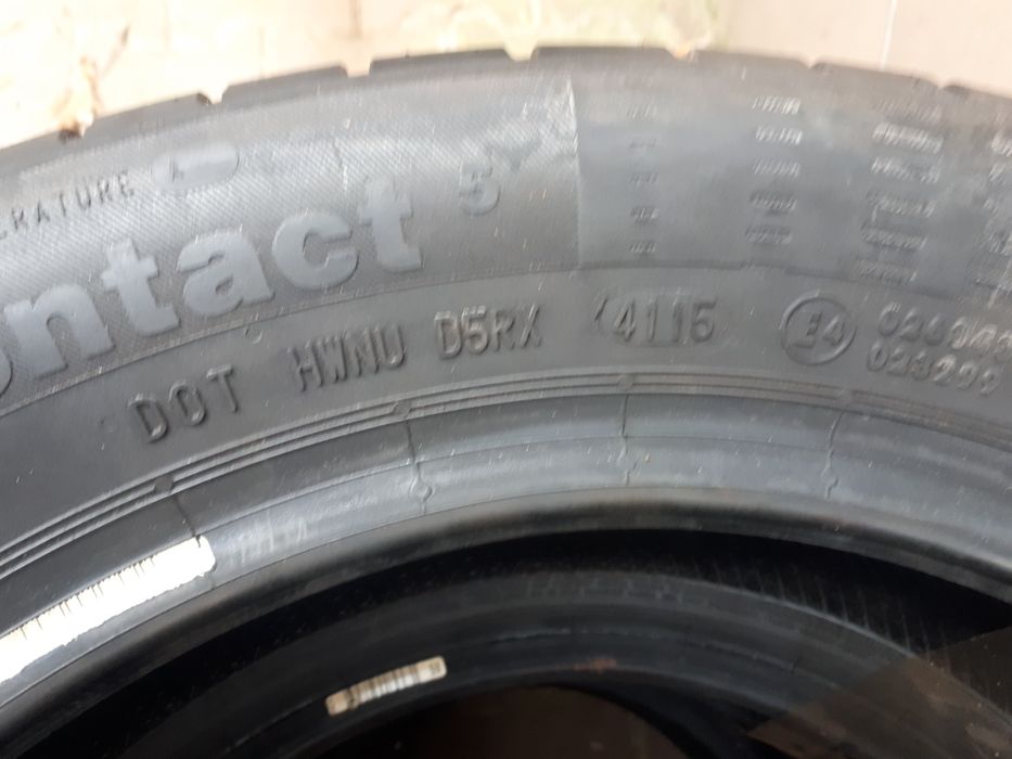 Opony Letnie Continental 165/60/15 7mm Dot 2015