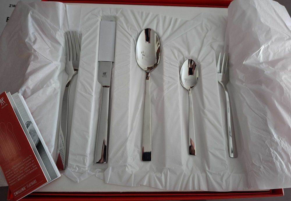 Conjunto de talheres 100 peças, aço inoxidável Zwilling King  (NOVO)