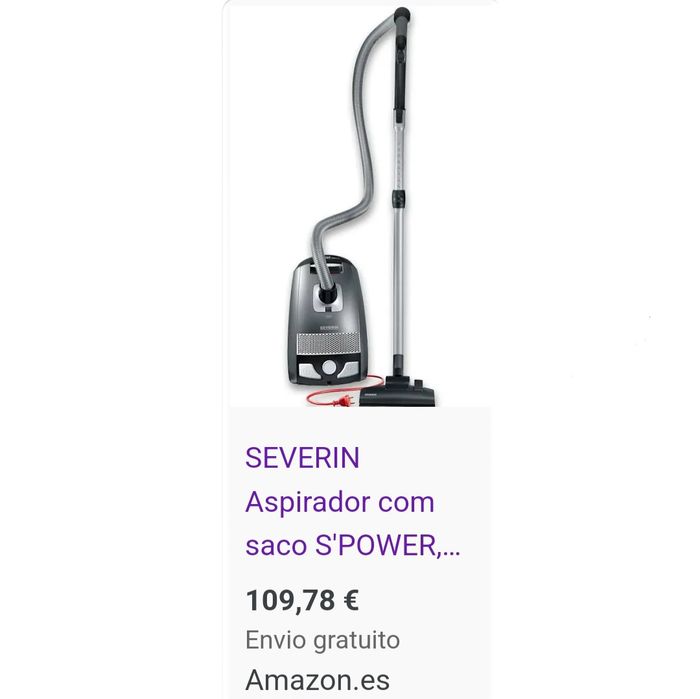 Aspirador Severin S'Power (como novo)