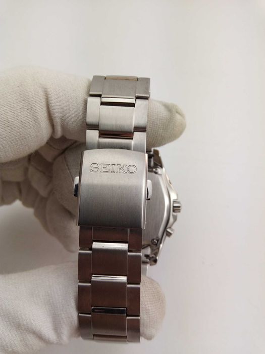 Японские мужские часы Seiko Solar SBTM121 титан, радиоконтроль, сапфир
