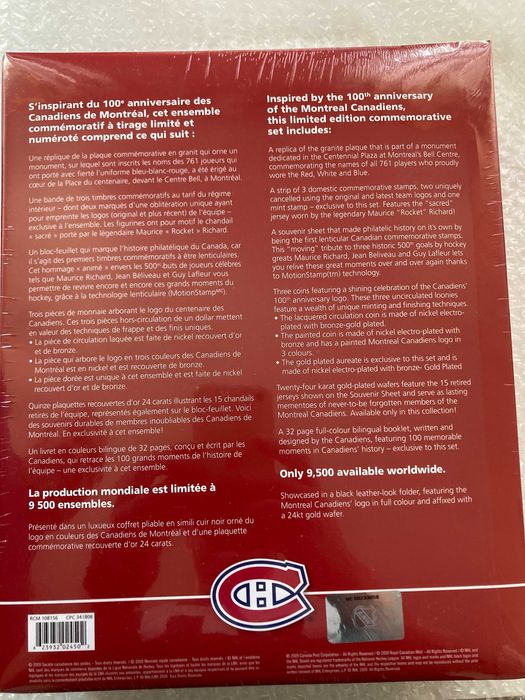 Hokey- 100 lat klubu Montreal Canadiens.