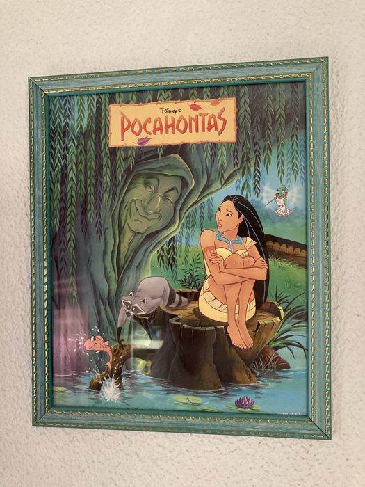 Dois quadros da Pocahontas da Disney