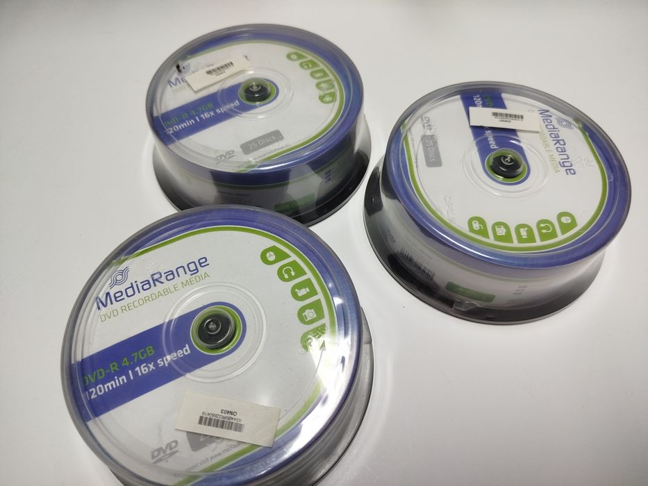 Dvds-r embalados