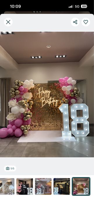 Cyfry led 18 wysokość 120cm