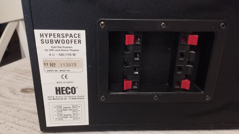 Subwoofer pasywny HECO Hyperspace