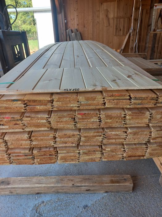 PROMOCJA boazeria, Szalówka, podbitka gr. 12 mm x 120 mm 1 gatunek