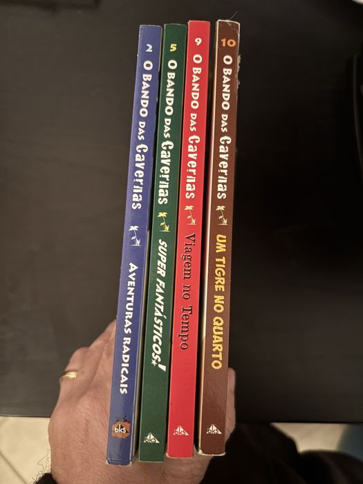 Livros “O bando das cavernas “