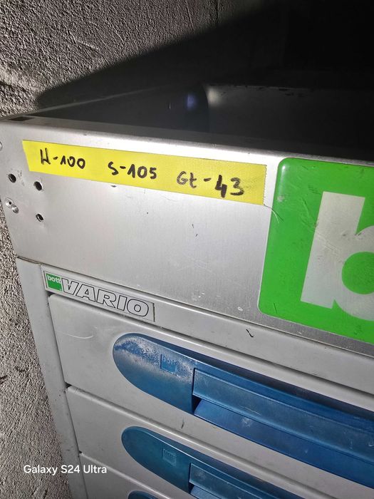 2x BOTT zabudowa serwisowa regał półka szuflady, imadło, transport