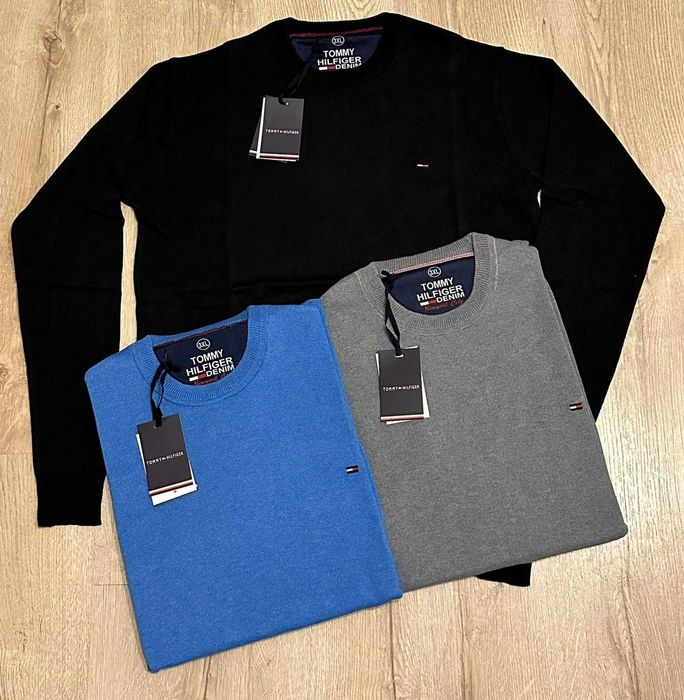 Sweter męski Tommy okrągly th premium M-XXXL