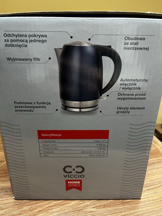 Czajnik stalowy elektryczny