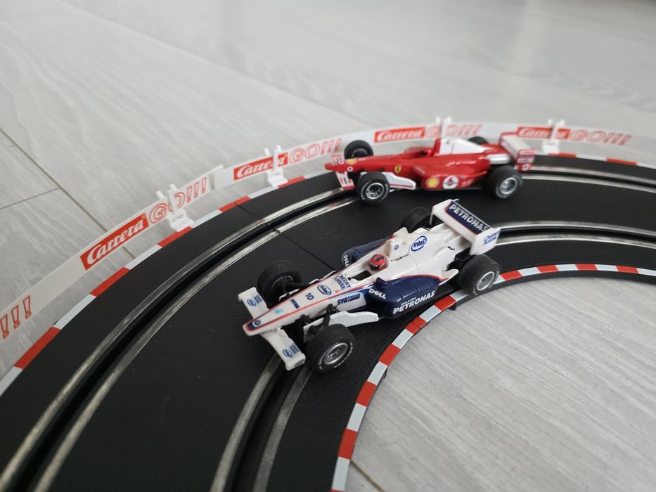 Robert Kubica, Michael Schumacher, tor Carrera Go, BMW Sauber, Ferrari