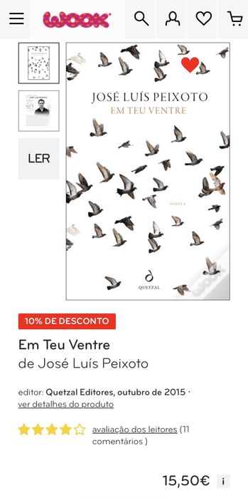 “Em Teu Ventre”, José Luís Peixoto