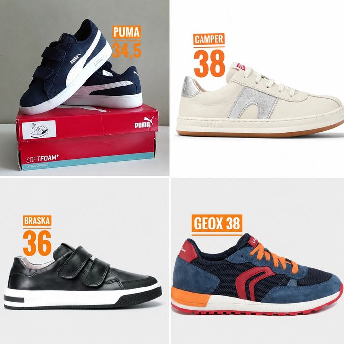 Кросівки/кеди для хлопчика Puma, Braska, Geox, Camper нові.