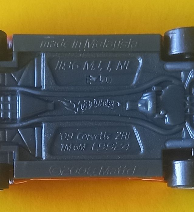 09 corvette ZR1 hot wheels