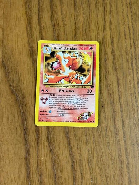 Blaine's Charmeleon 31/132 Gym Challenge Original Pokémon Card - ENG