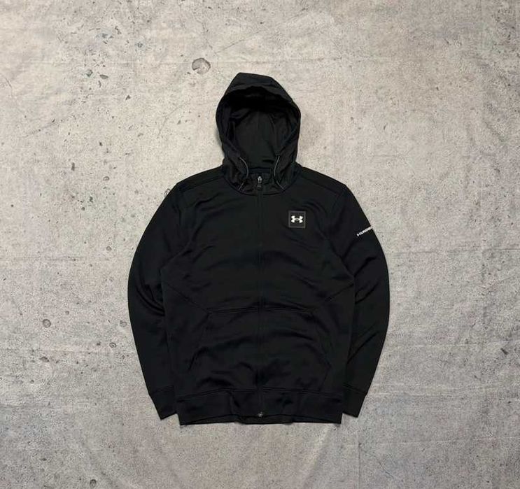 Czarna rozpinana bluza z kapturem Under Armour S