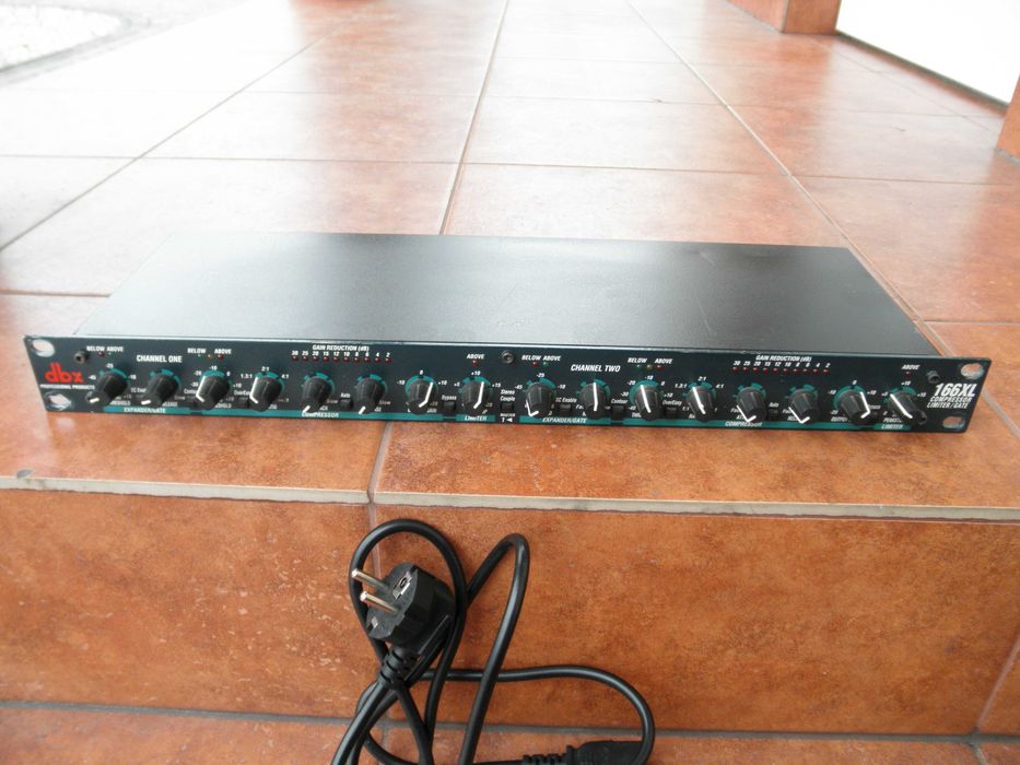 DBX 166 XL. Compressor wokalny, Limiter, Bramka szumów.