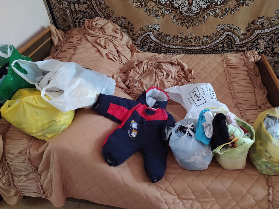 10 пакетів одягу для хлопчика  0-12.5 міс