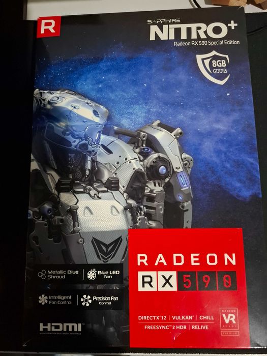 RX 590 Sapphire Nitro + 8GB