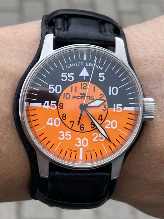 Fortis Flieger Limited ref. 654.10.1383 Swiss komplet eta manualny
