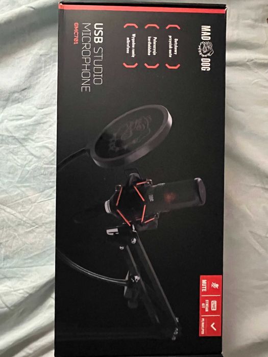 Mikrofon MAD DOG Pro GMC701 streamingowy Kardioidalny