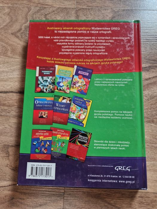 Ilustrowany słownik ortograficzny Greg
