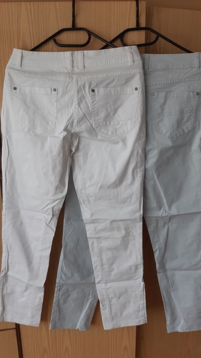 2 pary-Spodnie damskie letnie r.38