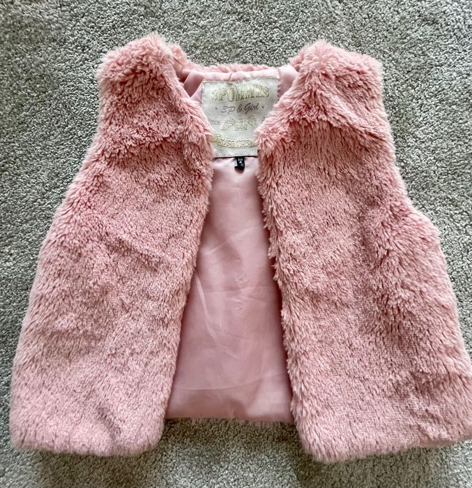 Conjunto vestido e colete menina