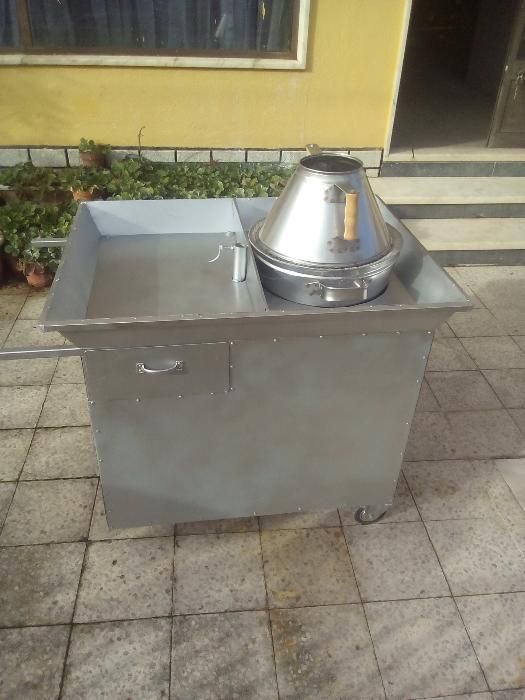 Carrinho de castanhas assadas novo