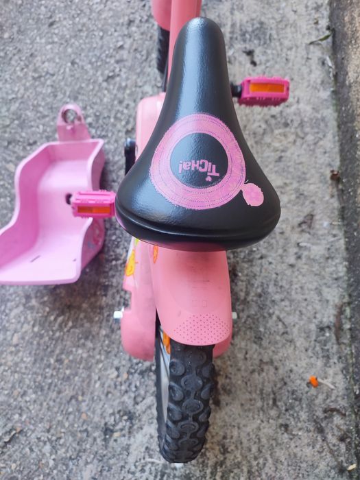 Bicicleta criança infantil cor de rosa