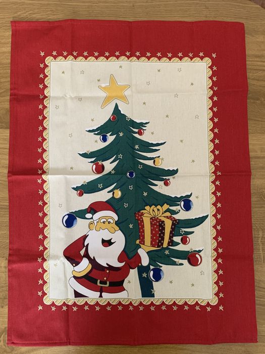 Pequena Toalha de Mesa de Natal (67x50cm)