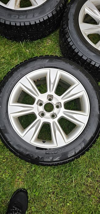 Felgi 5x112 audi 17 opony zimowe Pirelli kolce