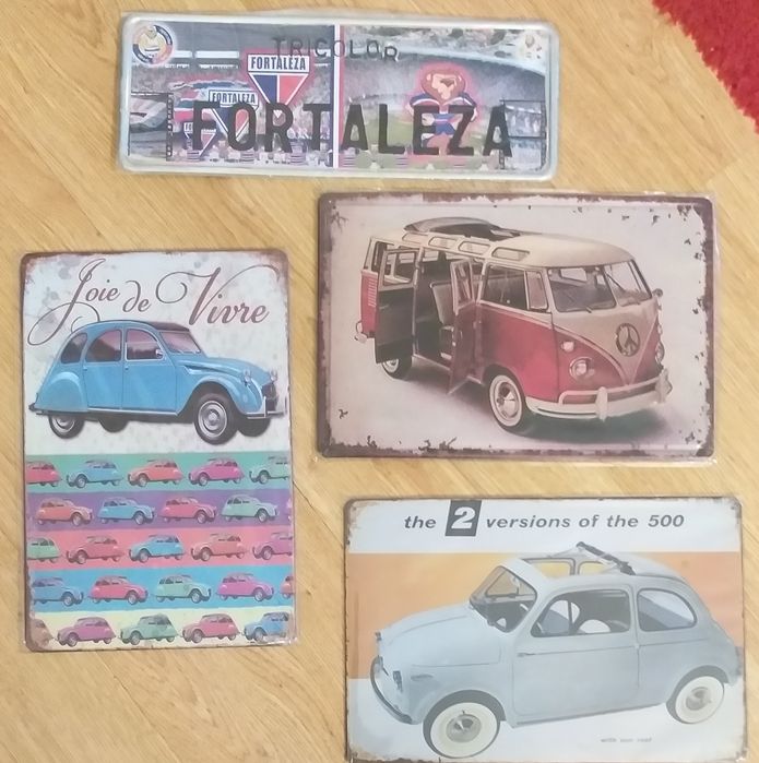 Chapas decoração metal