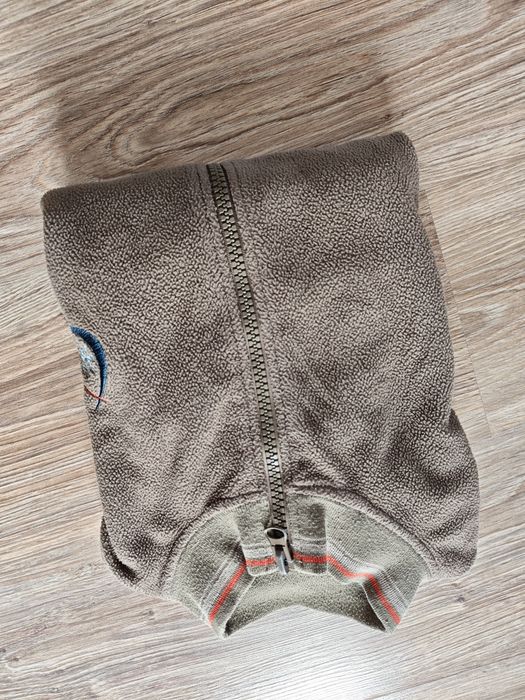 Polar polarek sweter top długi rękaw zielony khaki  zapinany na zamek L 40