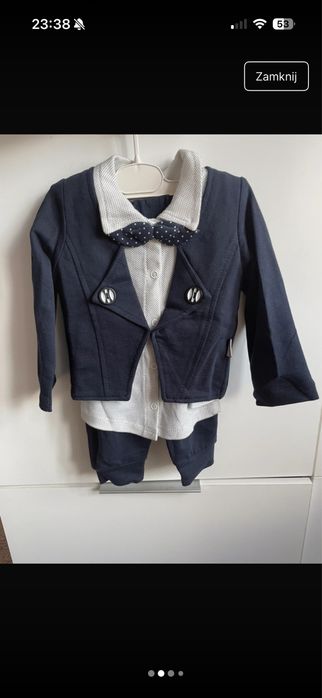 Garnitur dzieciecy r. 74 babygo
