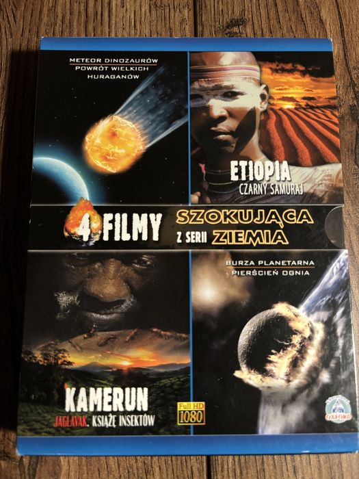 Kolekcja filmów 4 DVD z serii Szokująca ziemia
