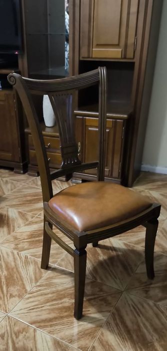 Cadeiras, conjunto de 6, ótimo estado