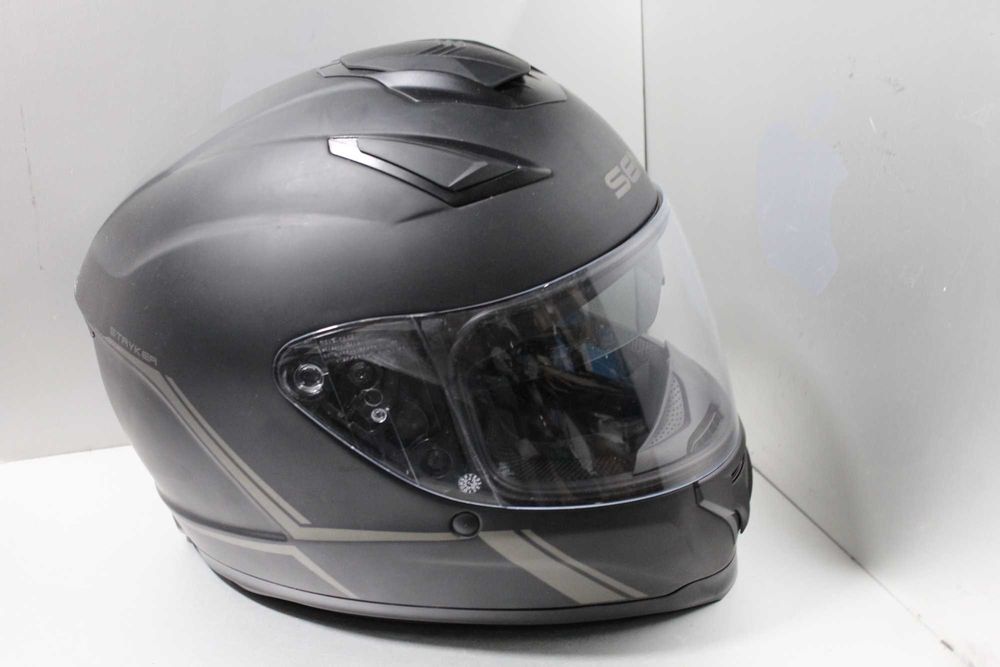 Шолом Чорний Sena Stryker SP87 Bluetooth L-58-59см Harman kardon