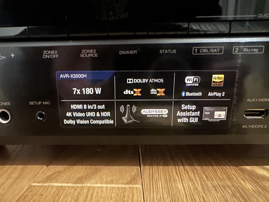 Wzmacniacz Denon AVR-X3500H 7.2 Dolby atmos