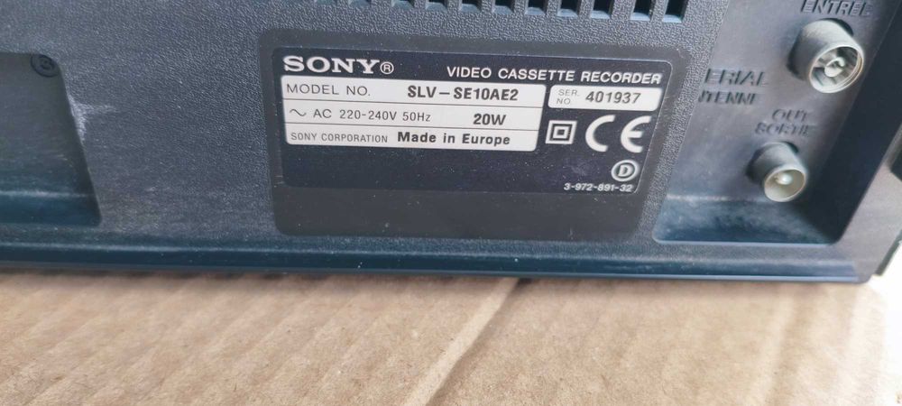 Відеомагнітофон SONY SLV-SE10 (Smart Engine, Trilogic) / Відеоплеєр VHS Sony