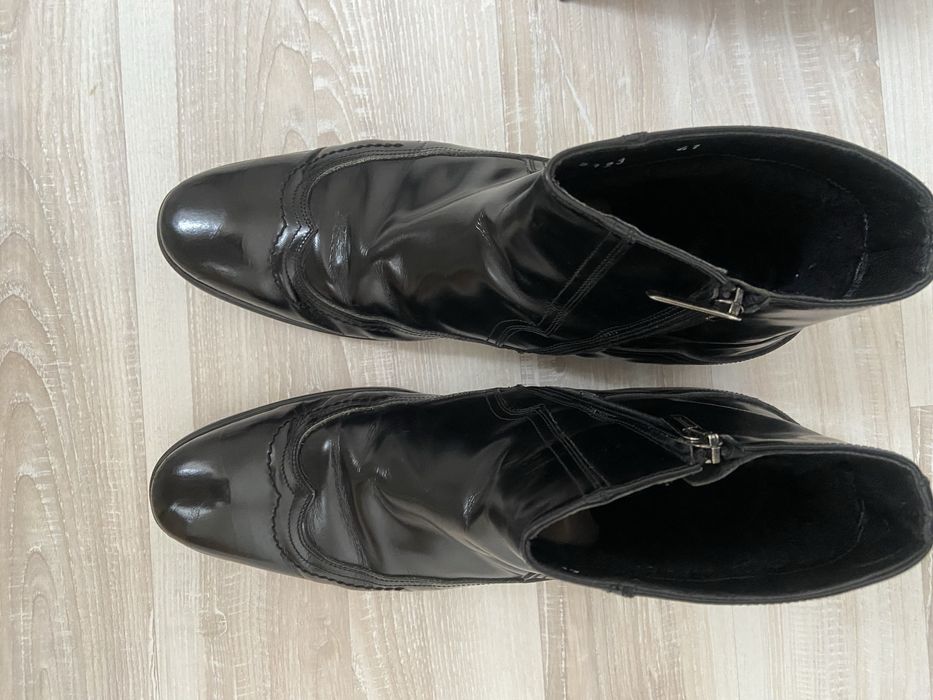 Зимние ботинки Tom Ford (лаккожа)