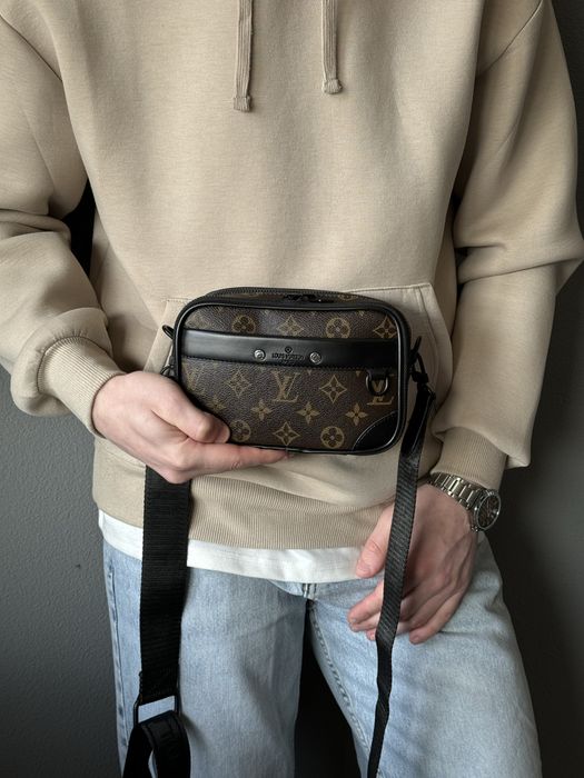 Мужская сумка Louis Vuitton чоловіча сумка барсетка месенджер клатч