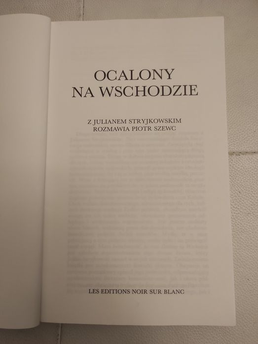Ocalony na wschodzie Julian Stryjkowski