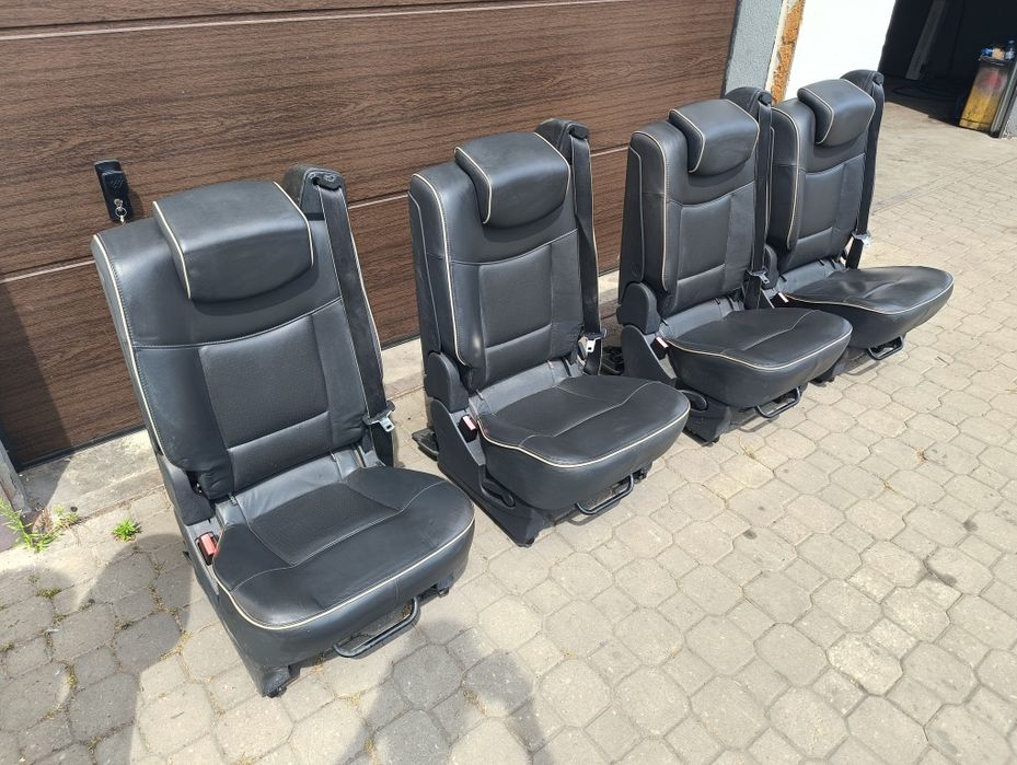 Fotel fotele Espace IV tył tylne LIFT skóra 2 i 3 rząd
