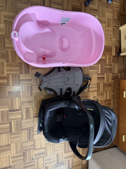 Conjunto Carrinho Chicco Trio + Bebé Conforto + Base Isofix + Extras
