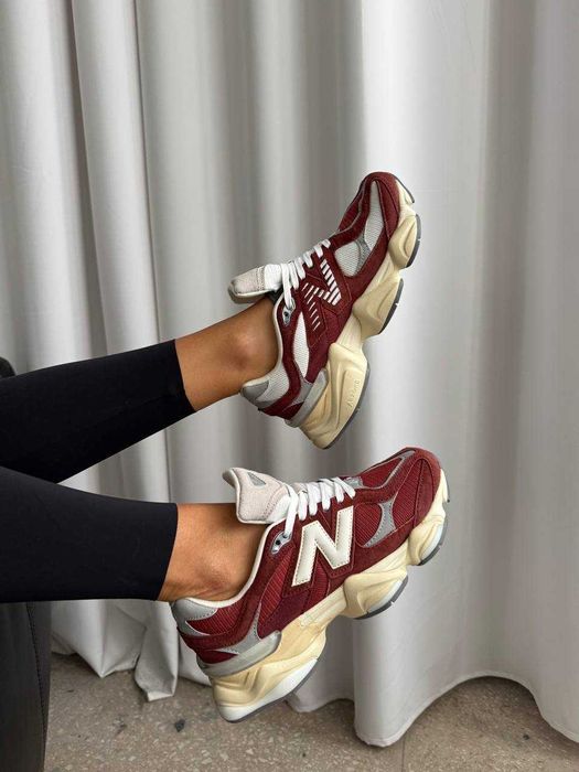 ‼️РОЗПРОДАЖ 36-45‼️ New Balance 9060 Washed Burgundy