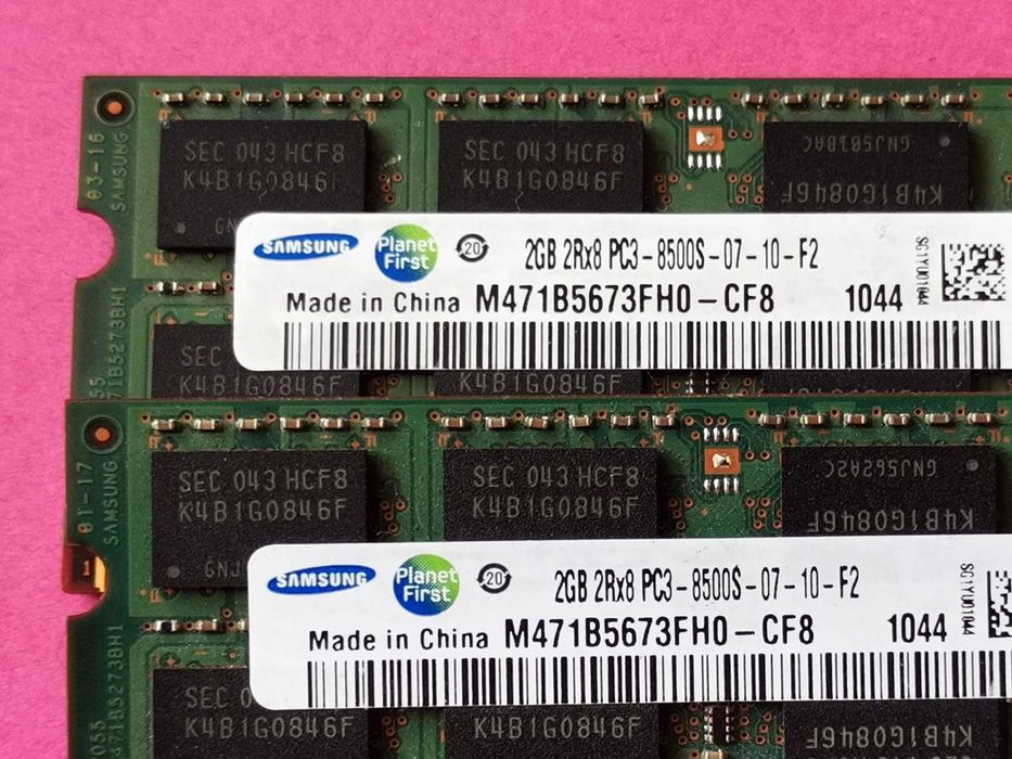 DDR3 2GB+2GB Samsung 8500  1066