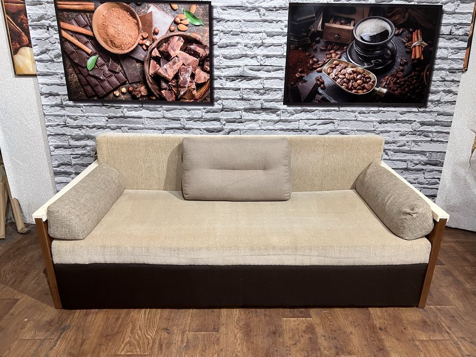 Диван Евро-Книга / Раскладной / Состояние Отличное / Доставка