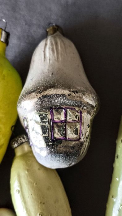 Новогодние игрушки,игрушки для ёлки старинные 8шт